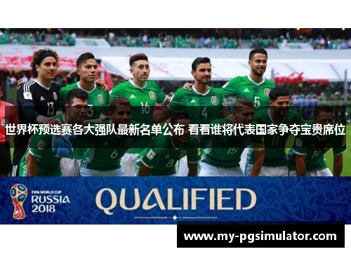 世界杯预选赛各大强队最新名单公布 看看谁将代表国家争夺宝贵席位