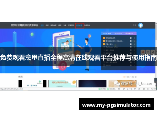 免费观看意甲直播全程高清在线观看平台推荐与使用指南