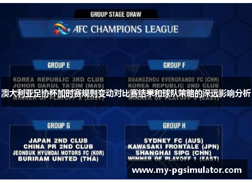 澳大利亚足协杯加时赛规则变动对比赛结果和球队策略的深远影响分析